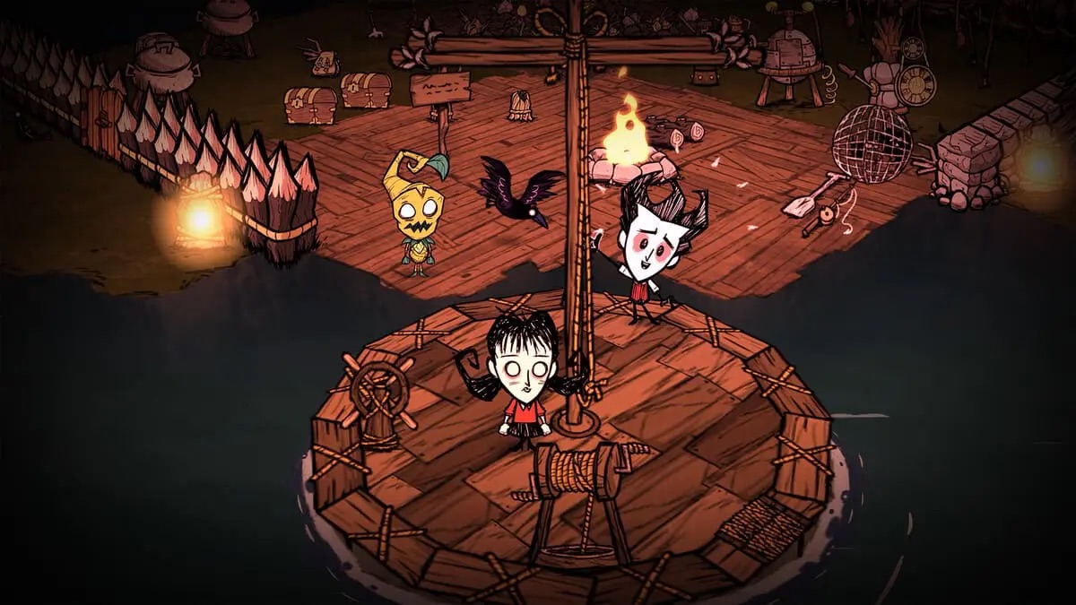 Bối cảnh tăm tối trong Don’t Starve Together