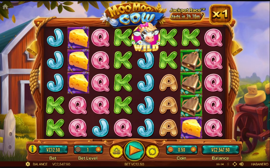 Slot Moo Moo Cow mang đến những biểu tượng đáng yêu và giá trị trả thưởng hấp dẫn